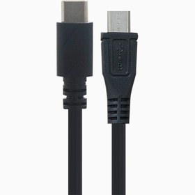 تصویر کابل Type C به Micro USB کی نت 0.6 سانتی متری Knet K-CUCM2M06 