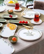 تصویر سرویس صبحانه خوری ۶ نفره آجار ۳۱ پارچه سرامیک 