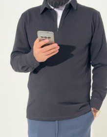 تصویر نیم زیپ مشکی آرمان 