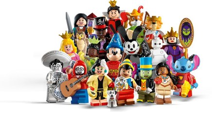 تصویر مینی فیگورهای کلکسیونی لگو سری دیزنی ۱۰۰ پک کامل ۱۸ عددی LEGO Disney 100 (71038) ۱۸ مینی فیگور