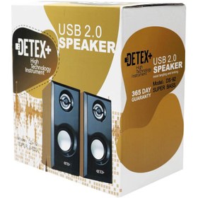 تصویر اسپیکر دو تکه Detex DS-92 Detex+ DS-92 Desktop Speaker