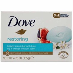 تصویر صابون داو (Dove) مدل انجیر و شکوفه پرتقال وزن 135 گرم صابون و پودر صابون