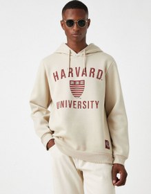 تصویر هودی دارای مجوز هاروارد با طرح چاپی برند Koton Harvard Hoodie Licenced Printed