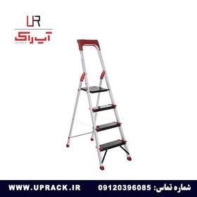 تصویر نردبان خانگی 4 پله کلاسیک 