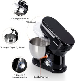 تصویر همزن کاسه ای جیپاس مدل GSM43038UK GEEPAS Stand Mixer43038