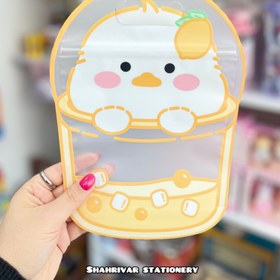 تصویر زیپ کیپ فانتزی - زرد 