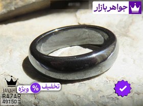 تصویر انگشتر حدید سنگی کد ۲۵۱۷ 