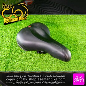 تصویر زین دوچرخه ولو پلاس کد V34 مشکی Velo Plus Bicycle Saddle V34 