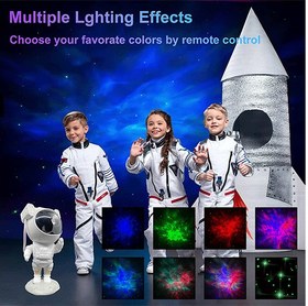 تصویر چراغ خواب پروژکتور کهکشانی Galaxy projector night light