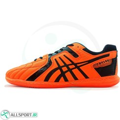 تصویر کفش فوتسال اسیکس کوپرو Asics Copero Orange Black 