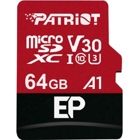 تصویر کارت حافظه 64 گیگ پتریوت مدل PATRIOT EP MICRO SD 