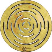 تصویر تخته سرو پیتزا شیار دار ۳۵ سانت [کد412] 