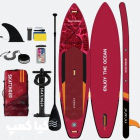 تصویر پدل‌برد Chance برند Skatinger رنگ قرمز 