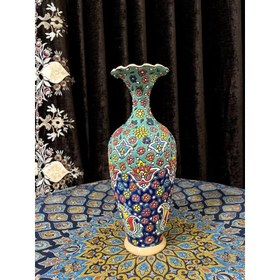 تصویر گلدان میناکاری کد 1065 