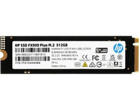 تصویر اس اس دی اینترنال M.2 NVMe اچ پی مدل FX900 plus ظرفیت 512 گیگابایت 