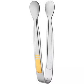 تصویر انبر قند ناب استیل طرح فلورانس دور طلایی (1 پارچه) Nab-Steel Florence Round Gold Steel Sugar-Tongs 1 Piece