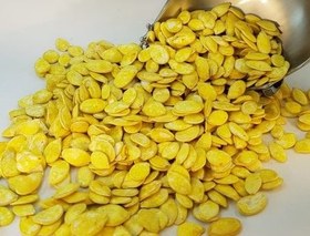 تصویر تخمه مرمری زعفرانی 