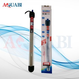 تصویر بخاری آکواریوم سوبو مدل HS-200 (بدون شیشه یدک) SOBO aquarium heater HS-200