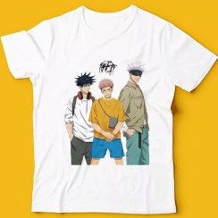 تصویر تیشرت طرح انیمه جوجوتسو کایسن (Jujutsu Kaisen) گروه شخصیت‌ها کد 928 
