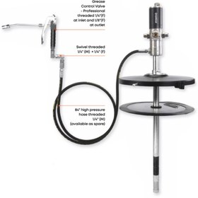 تصویر گریس پمپ بادی گروز 30 کیلویی مدل BGRP30 