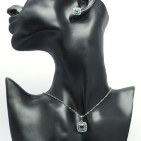 تصویر نیم ست طرح زمرد 