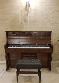 تصویر میز پیانو هایگلاس - سفید piano box