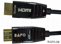 تصویر کابل HDMI 40M Ver2.0 4K 60Hz |کابل HDMI 2.0 Real 4K Active Optical Cable | کابل HDMI AOC 40M BAFO | کابل اچ دی ام آی 40 متر اپتیکال بافو HDMI 2.0 4K 60Hz AOC 40M