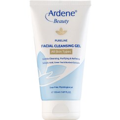 تصویر ژل شستشوی صورت آردن بیوتی حجم ۱۵۰ میلی لیتر مناسب انواع پوست 