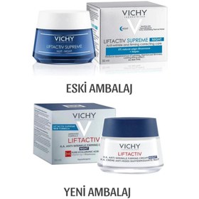 تصویر Vichy کرم شبانه ضد چین و چروک ویشی با اسید هیالورونیک 50 میلی لیتر 