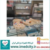 تصویر دمپایی کراکس پزشکی زنانه سفید - 