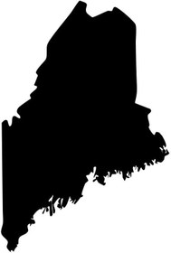 تصویر Maine Pine Tree State New Angles Decal Decal Decal - Decal وینیل بلک 5 برای ماشین ها ، مک بوک ها و دیگر لپ تاپ ها Maine Pine Tree State New England Pride Decal Sticker - Black 5" Vinyl Decal for Cars, Laptops