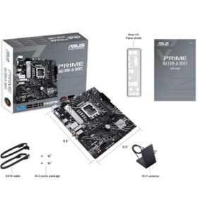 تصویر مادربرد ایسوس مدل Prime H610M-A WIFI Motherboard Asus