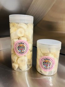 تصویر موز خشک - بزرگ Freezer dried banana