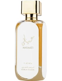 تصویر ادکلن حیاتی سفید لطافه اصل Hayaati Gold Elixir Lattafa Hayaati Gold Elixir Lattafa