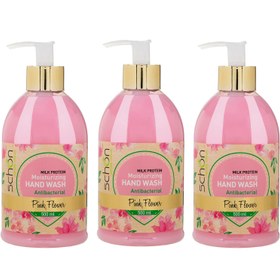 تصویر مایع دستشویی شون مدل Flower_sh50 حجم 500 میلی لیتر مجموعه 3 عددی شون