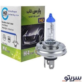 تصویر لامپ خودرو پارس تاب پایه H4 مدل P45T 12V/60W/55W 