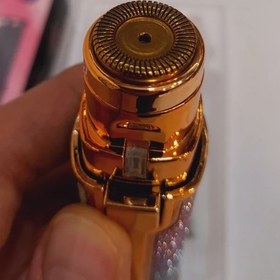 تصویر موزن ابرو و صورت مدل A-02 شارژی دو سر 