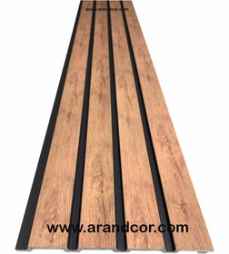 تصویر دیوارپوش ترمووال PVC | رنگ طرح چوب روشن | عرض 20 سانت ضخیم | شاخه 2.8 متری ا Thermowall wall panel Thermowall wall panel