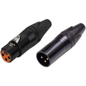 تصویر فیش XLR | جی تی آر JM-3119-31120 بسته 2 عددی 