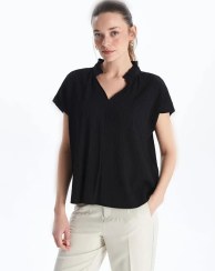 تصویر شومیز مشکی Lc waikiki 