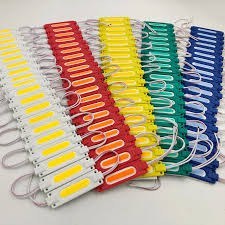 تصویر ال ای دی بلوکی کپسولی ۱۲ ولت ۲ وات ضد آب بسته ۲۰ عددی صورتی 