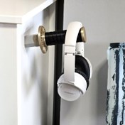 تصویر هولدر دیواری هدفون طرح شمشیر | پایه نگهدارنده هدفون گیمینگ دیواری پرینت سه‌بعدی 