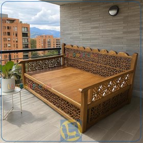 تصویر تخت سنتی چهار نفره TrK240 