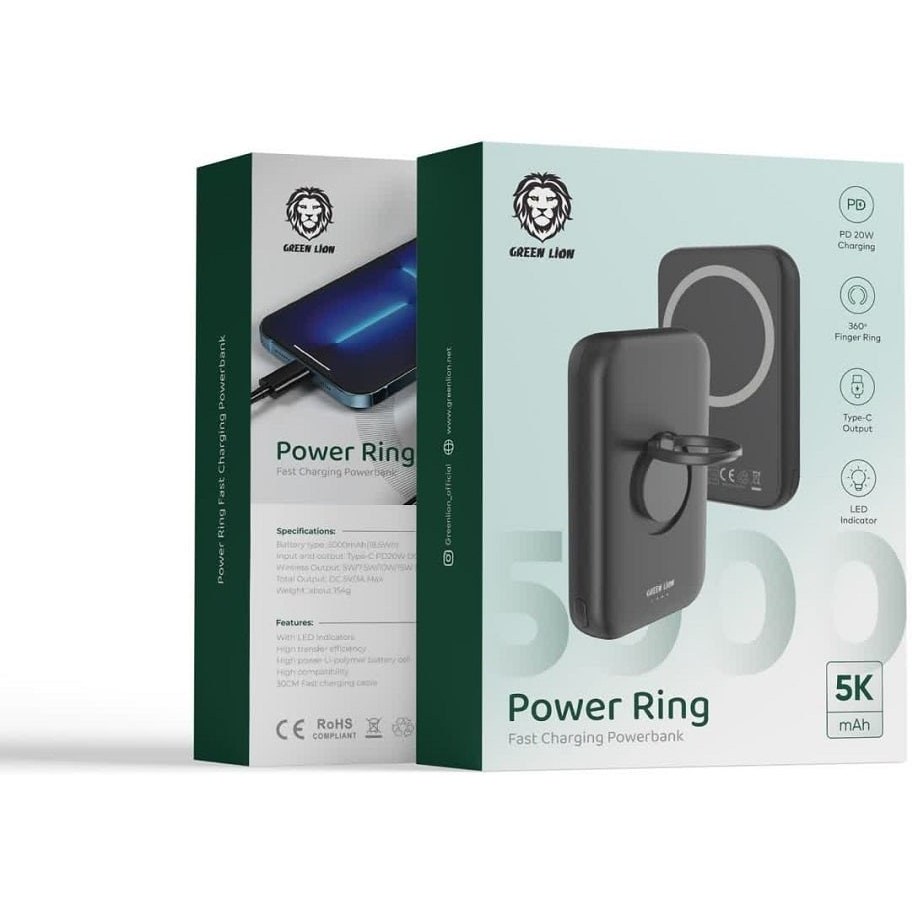 خرید و قیمت پاوربانک گرین مدل Green Power Ring Powerbank