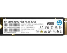 تصویر اس اس دی اینترنال M.2 NVMe اچ پی مدل HP EX900 Plus ظرفیت 512 گیگابایت 