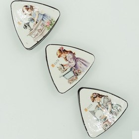 تصویر نگهدارنده الگو مثلث20میل بسته 3 عددی 