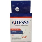 تصویر فاصله دهنده انگشت شست ساپورت دار اوتسی مدل TF03 Otessy Silicon Bunioe Toe Separator TF03