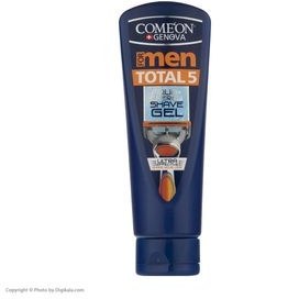 تصویر ژل اصلاح آقایان توتال کامان 200 میلی لیتر ا Total 5 Shave Gel For Men 200 ml Total 5 Shave Gel For Men 200 ml