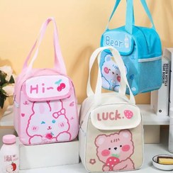 تصویر ساک غذا تدی زیپ دار عایق حرارتی بچگانه 