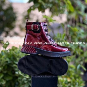 تصویر نیم بوت A338B KK زرشکی 